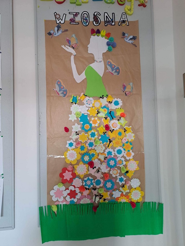 Wiosenna praca plastyczna