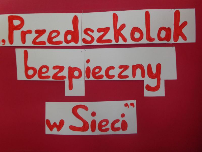 Przedszkolak bezpieczny w sieci