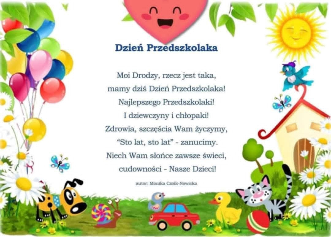 Życzenia z okazji Dnia Przedszkolaka