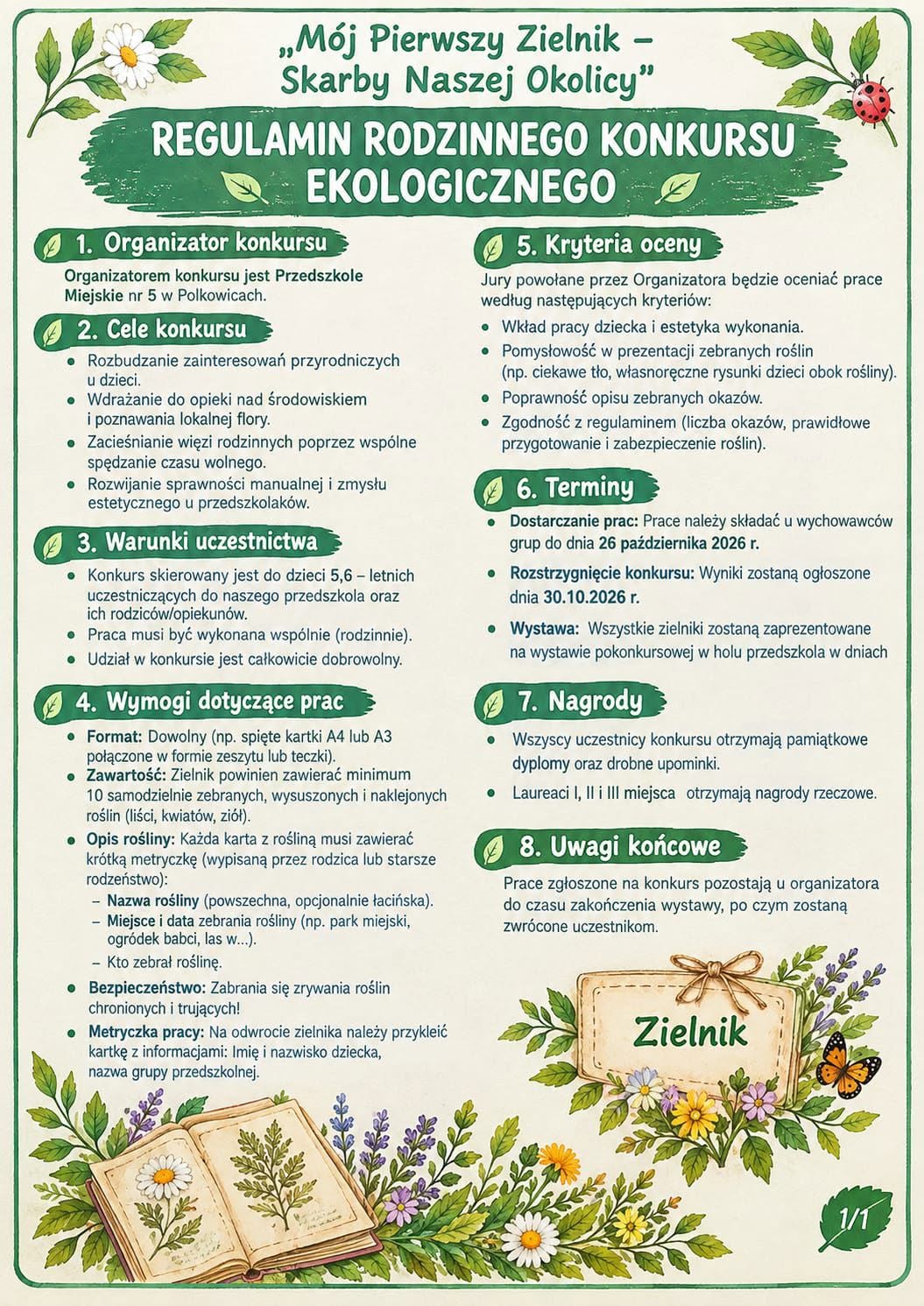 Zapraszamy do udziału w konkursie