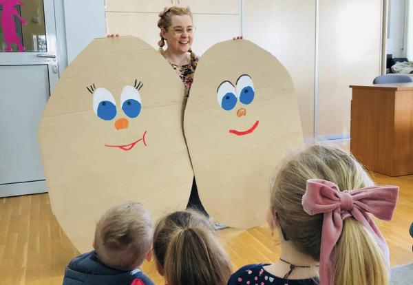 Wielkanocne jajka - zajęcia Pani Ewy 