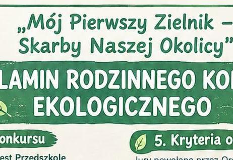 Zapraszamy do udziału w konkursie Mój Pierwszy Zielnik