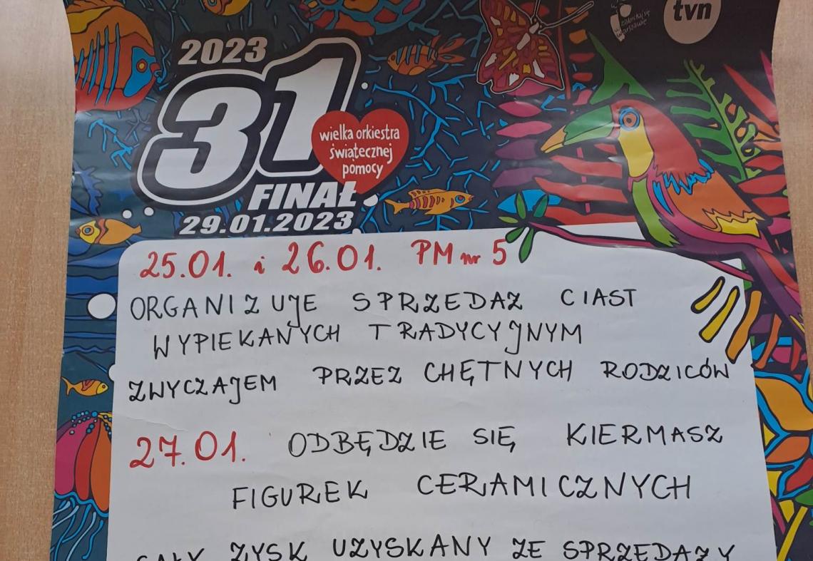 Kiermasz Ciast na WOŚP