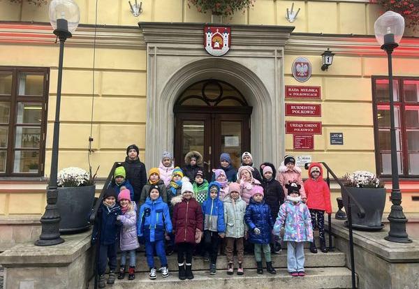 Przedszkolaki z wizytą w urzędzie gminy
