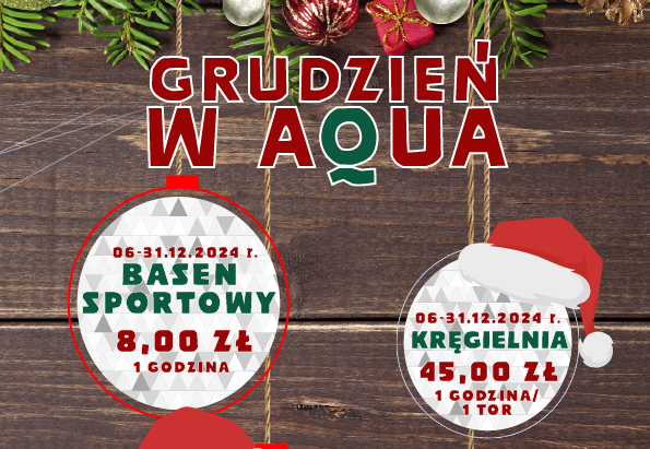 Grudzień w Aquaparku