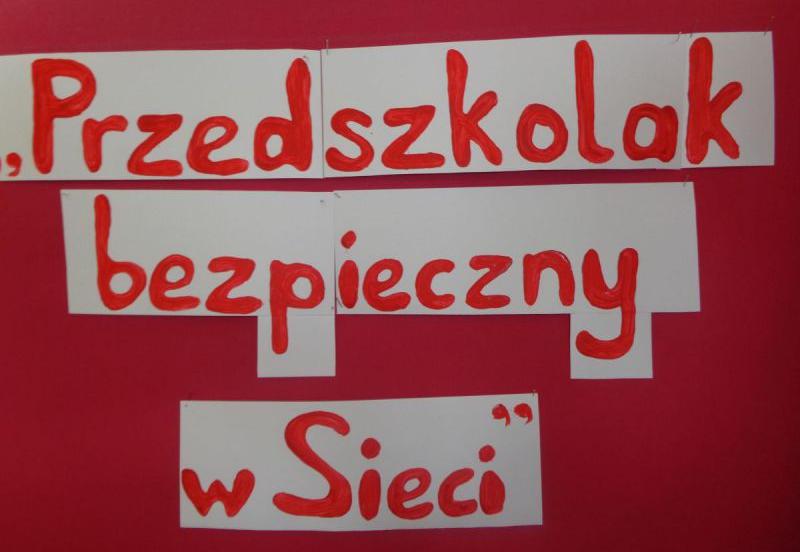 Przedszkolak bezpieczny w sieci