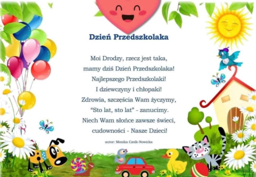Życzenia z okazji Dnia Przedszkolaka