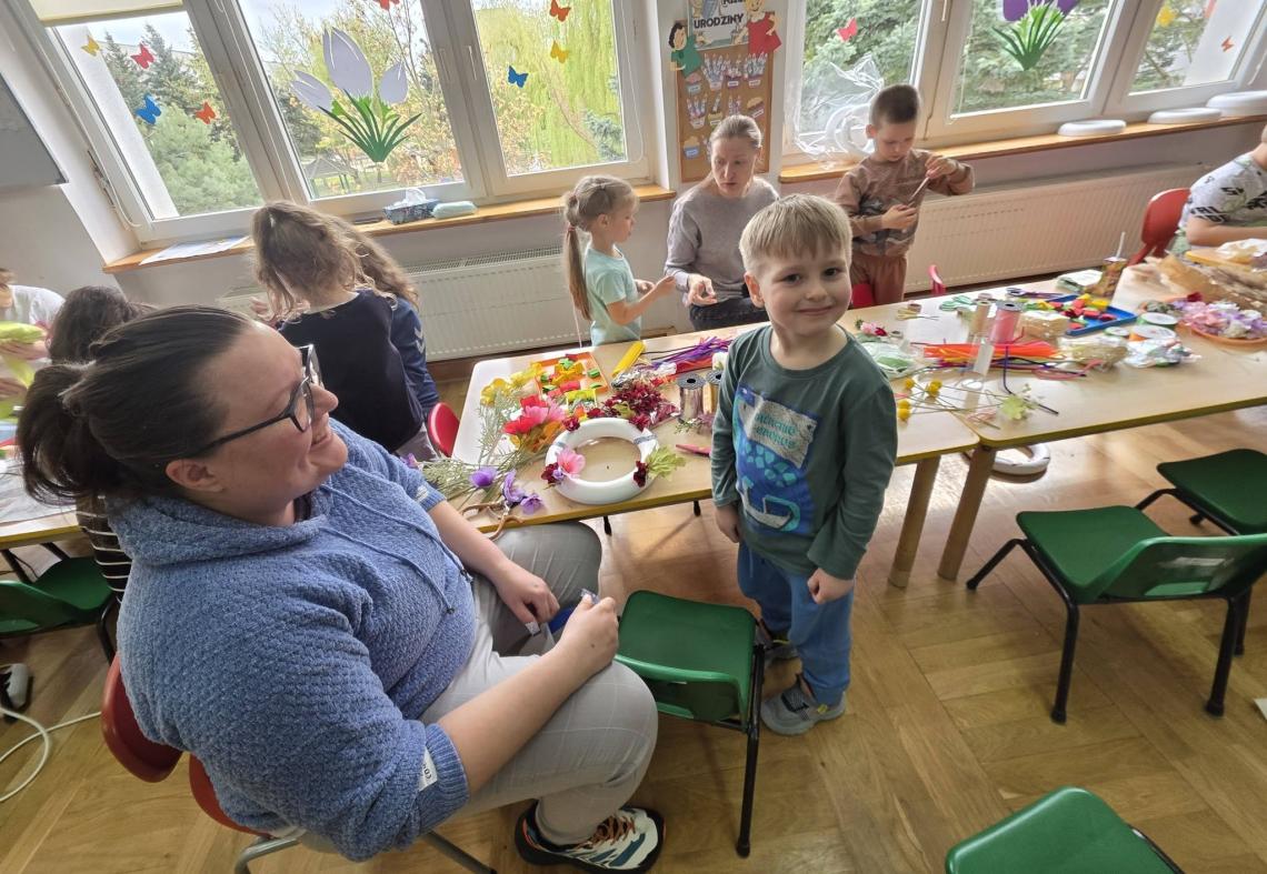  Smerfne spotkanie z wiosną: Warsztaty z Rodzicami