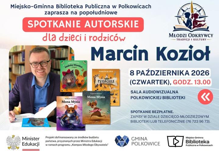Spotkanie autorskie dla dzieci i rodziców